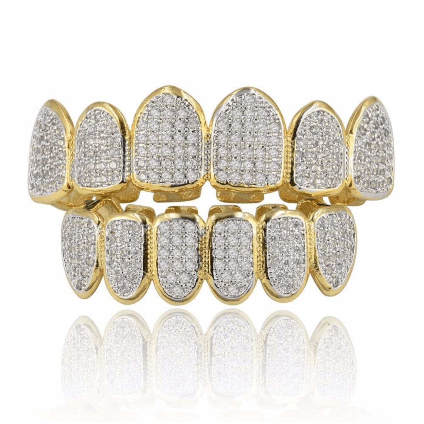 Exclusive CZ Cluster Premium Grillz 14K - ICECI