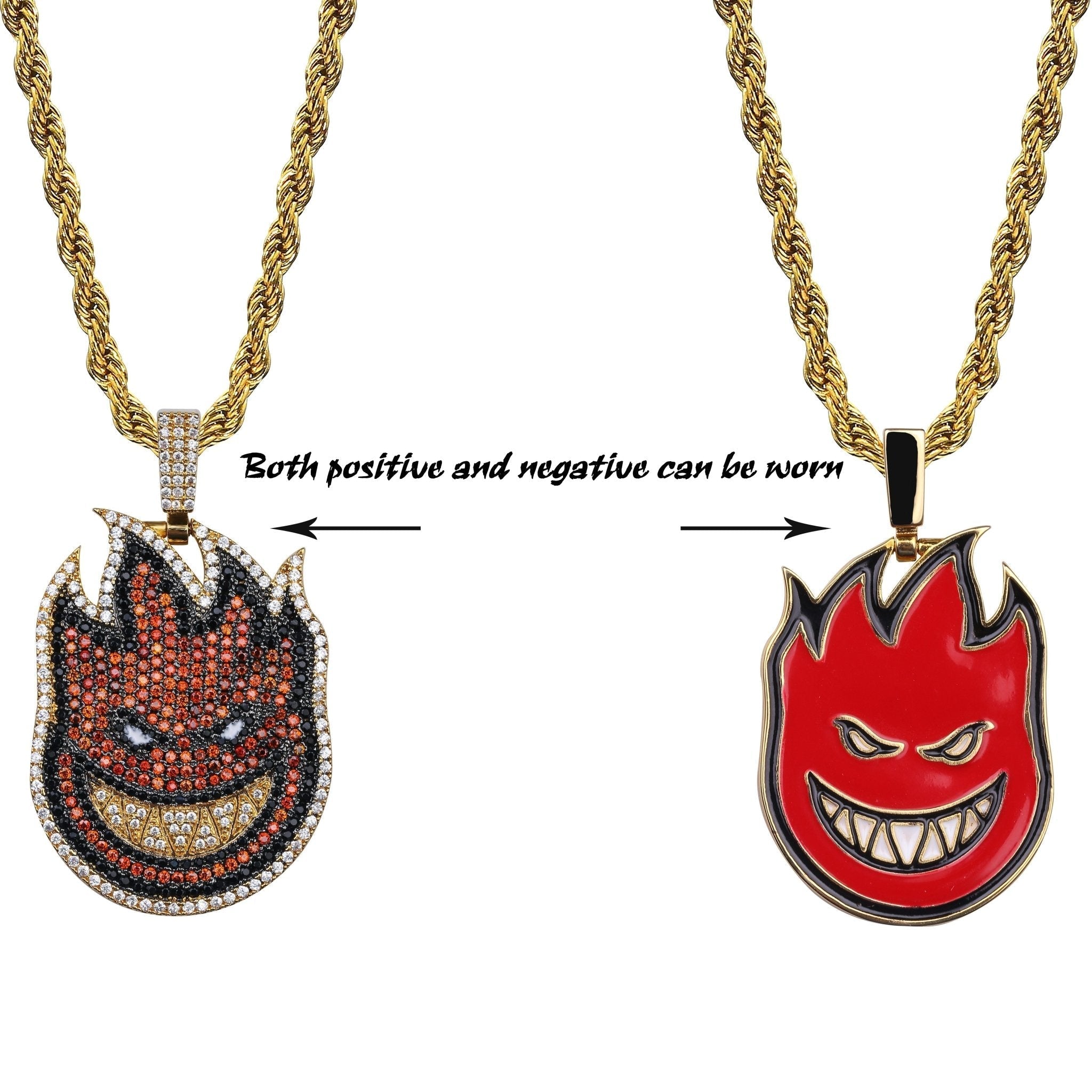 Fire Boy Pendant 18K - ICECI