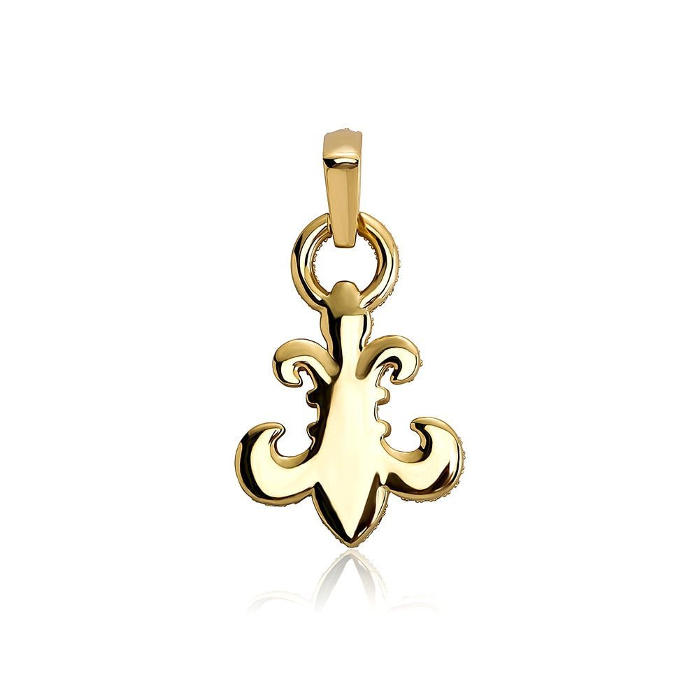 Fleur-de-Lis Pendant 14K - ICECI
