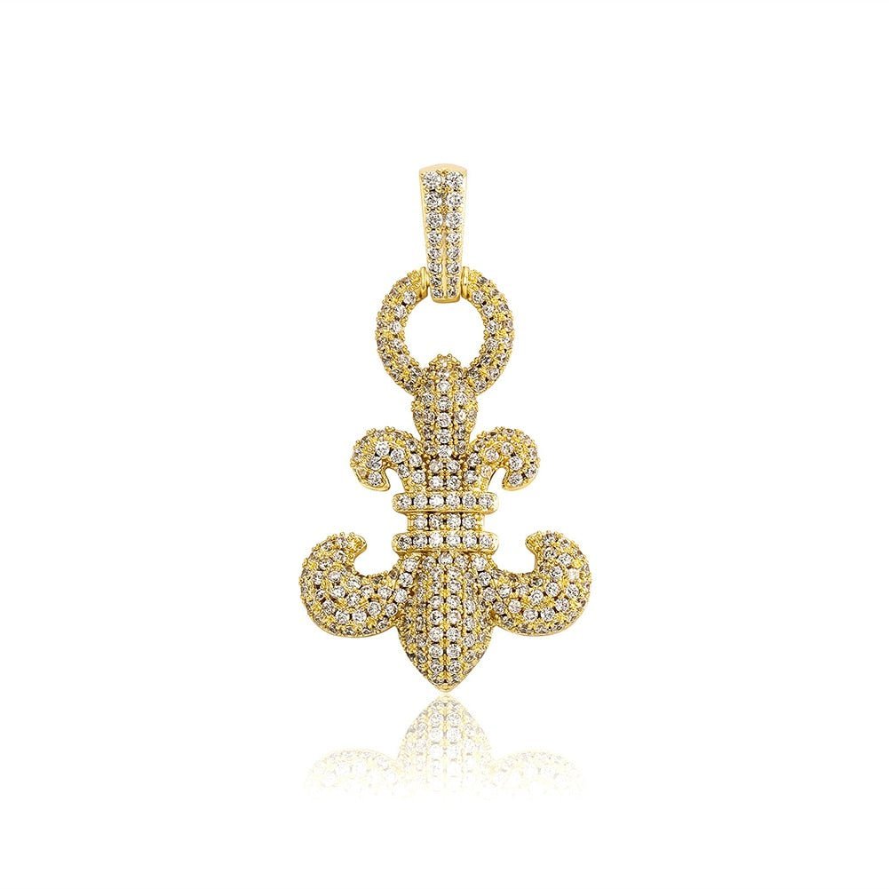 Fleur-de-Lis Pendant 14K - ICECI