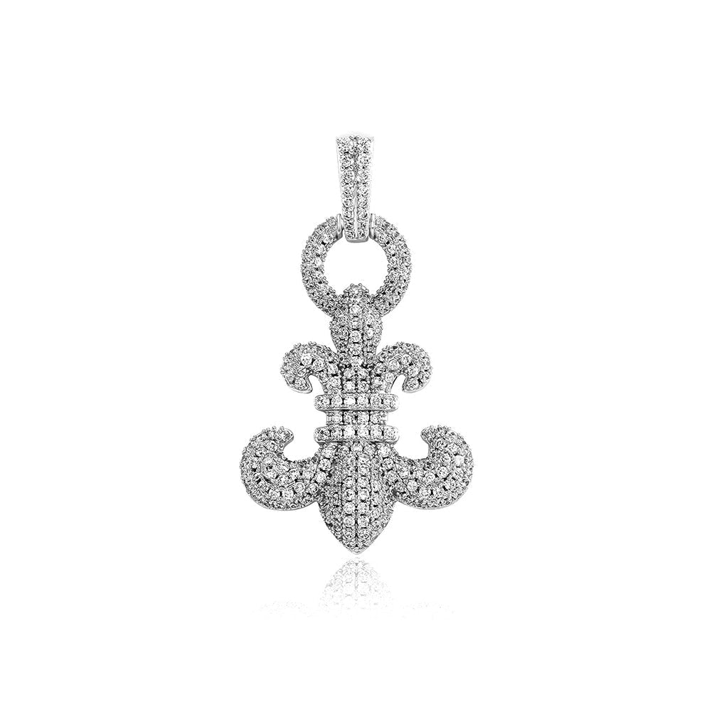 Fleur-de-Lis Pendant 14K - ICECI