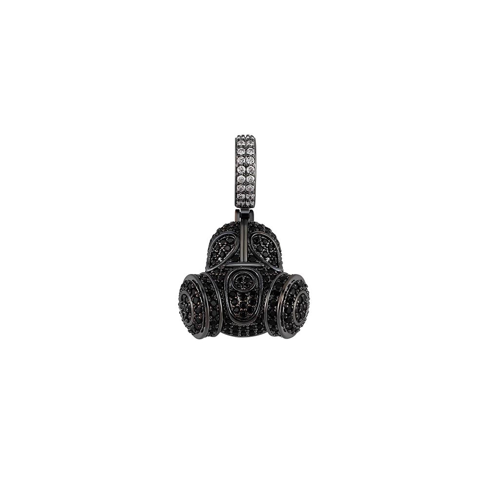 Gas Mask Pendant 14K - ICECI