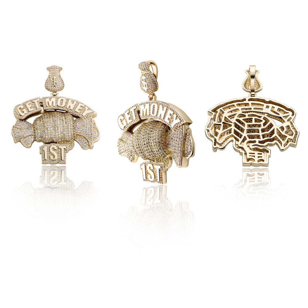 Get Money 1st Pendant 14K - ICECI