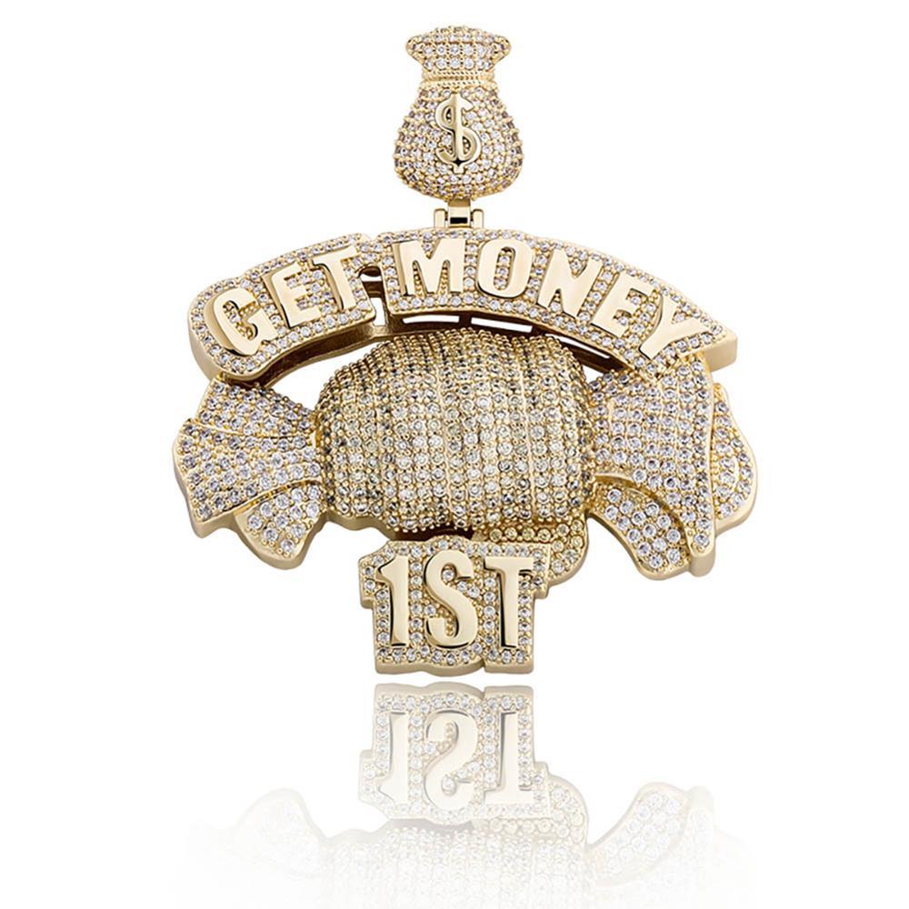 Get Money 1st Pendant 14K - ICECI