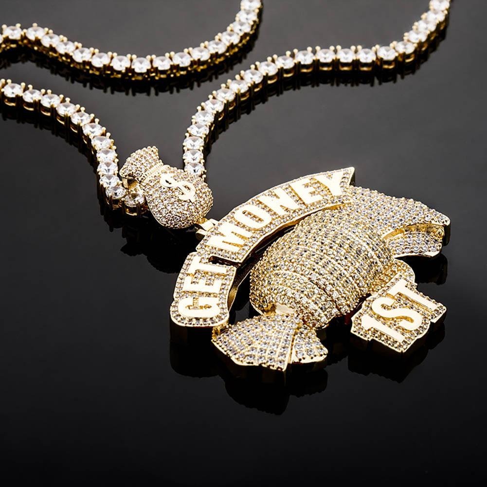 Get Money 1st Pendant 14K - ICECI