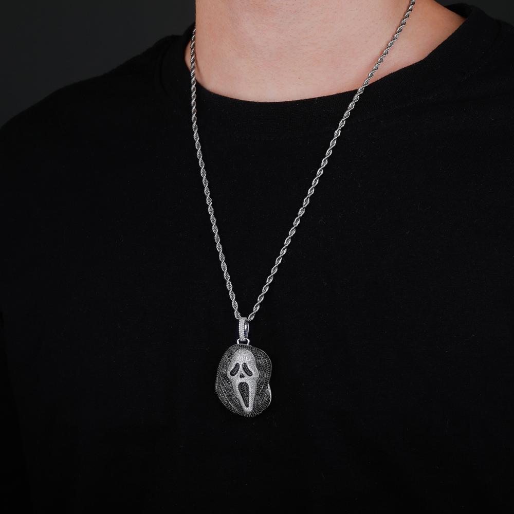 Ghostface Slasher Pendant 14K - ICECI