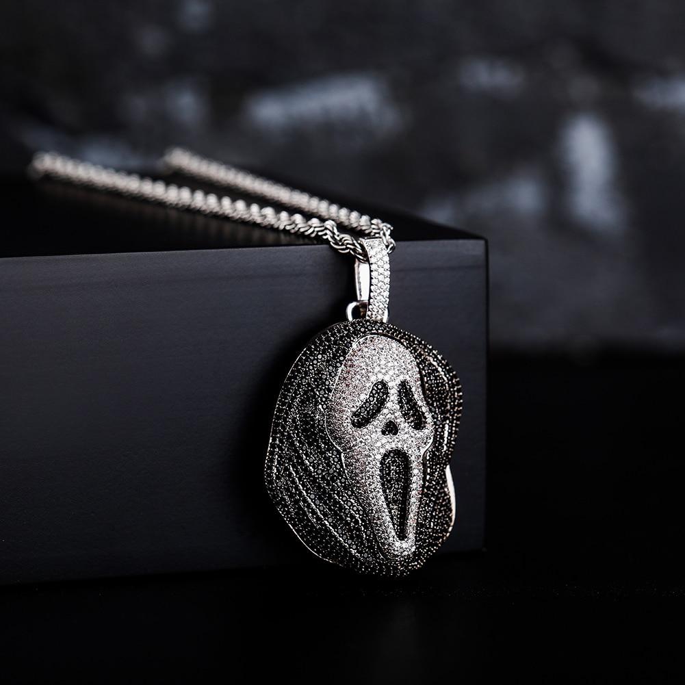 Ghostface Slasher Pendant 14K - ICECI