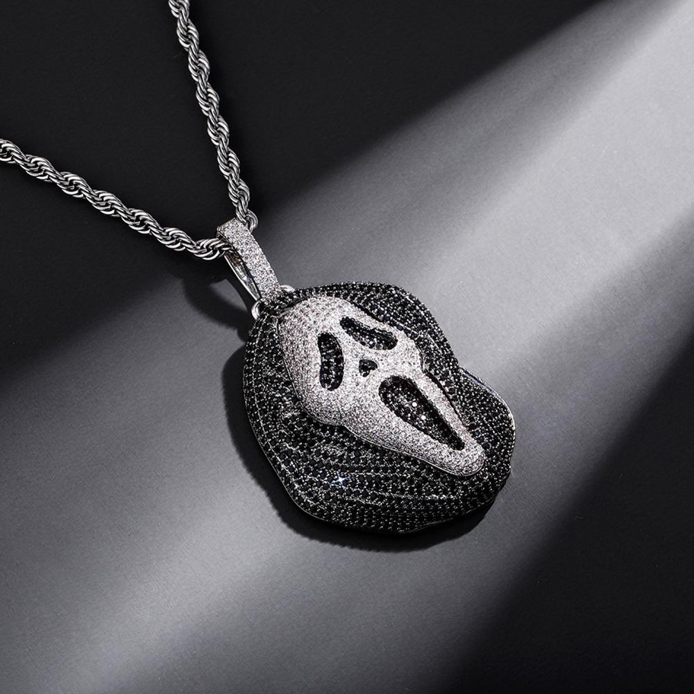 Ghostface Slasher Pendant 14K - ICECI