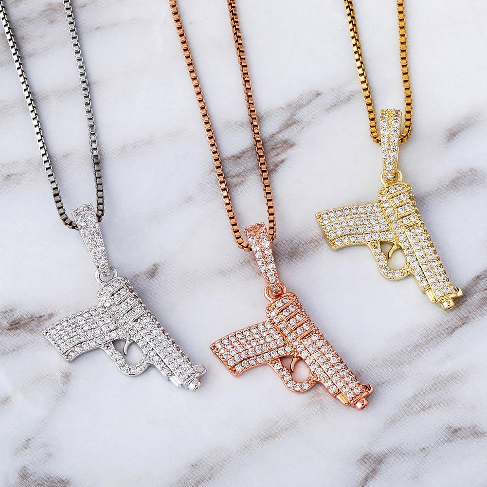 Glock Pendant 14K X Sterling Silver - ICECI