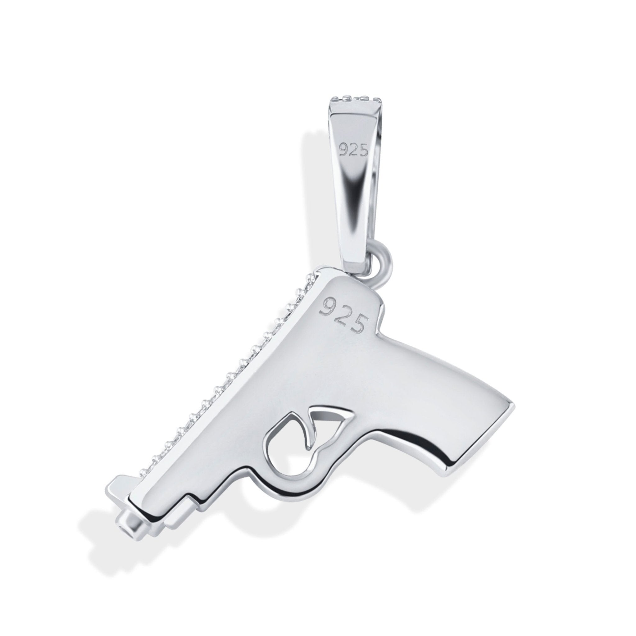 Glock Pendant 14K X Sterling Silver - ICECI