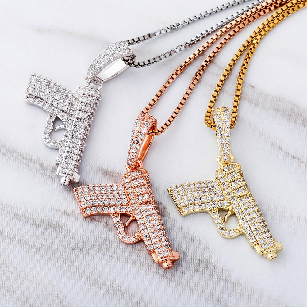 Glock Pendant 14K X Sterling Silver - ICECI