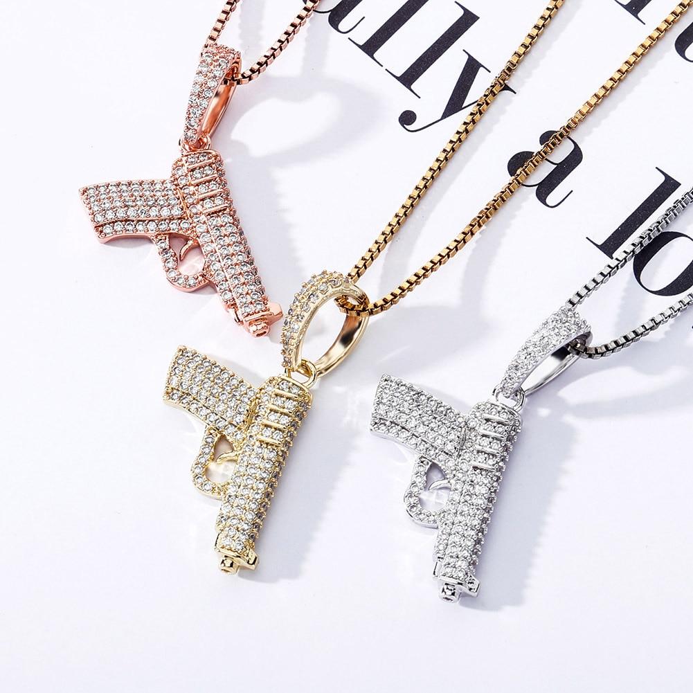 Glock Pendant 14K X Sterling Silver - ICECI
