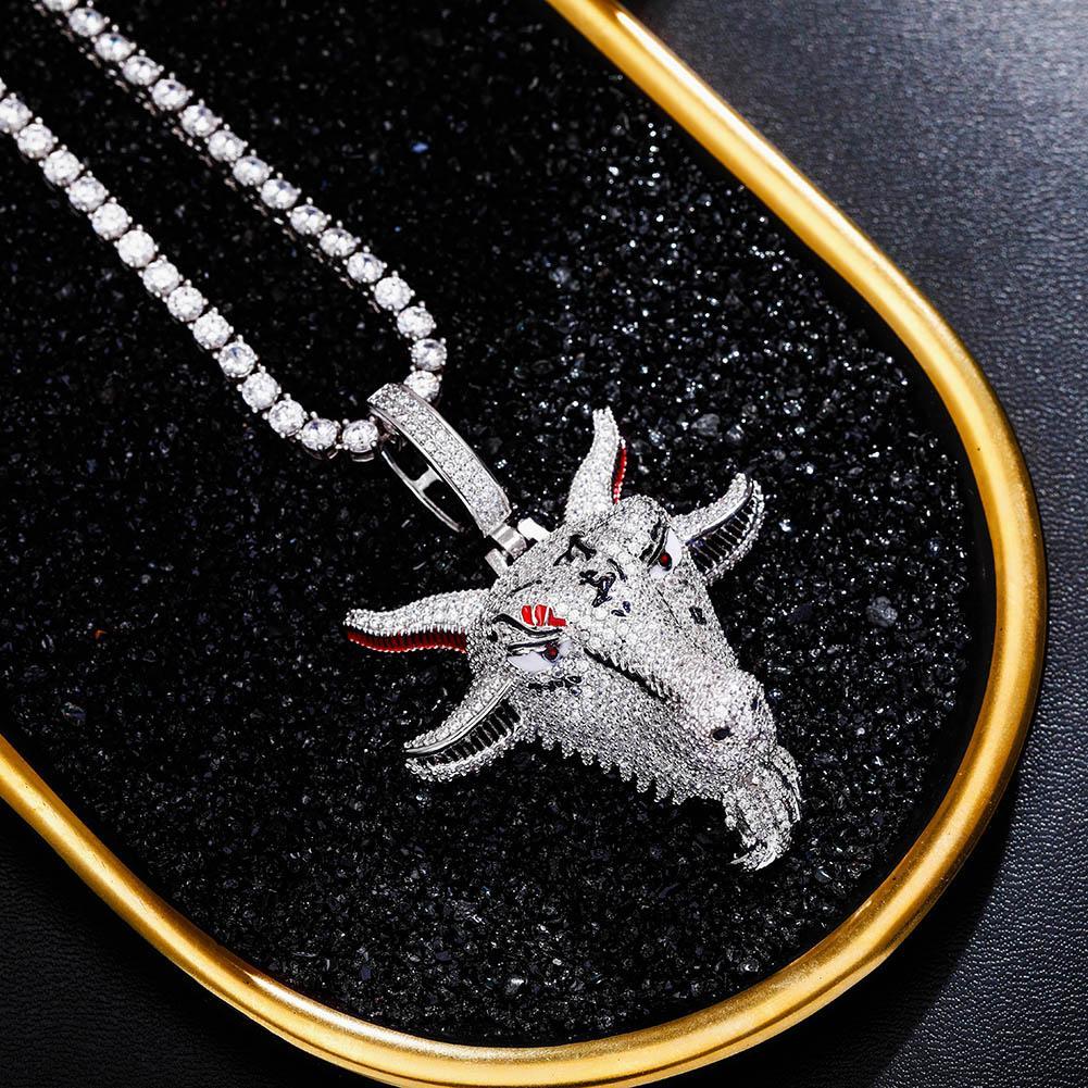 Goat Head Pendant 14K - ICECI