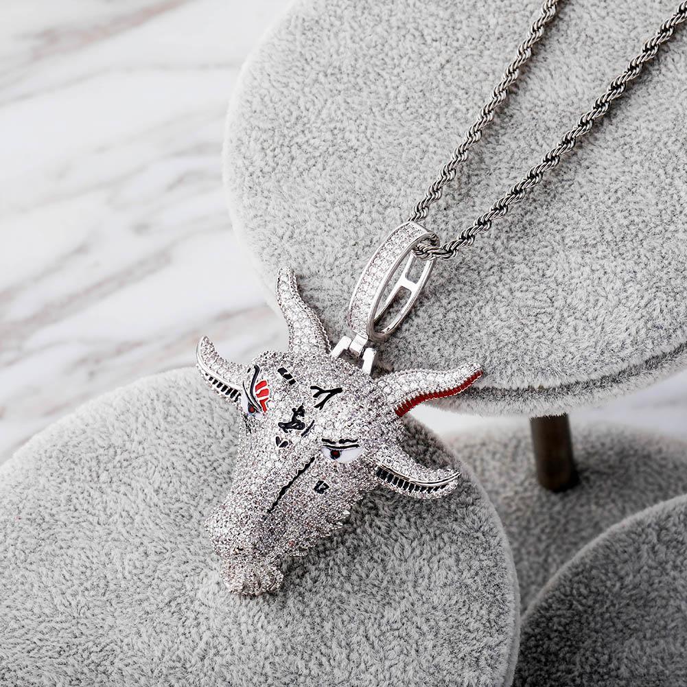 Goat Head Pendant 14K - ICECI