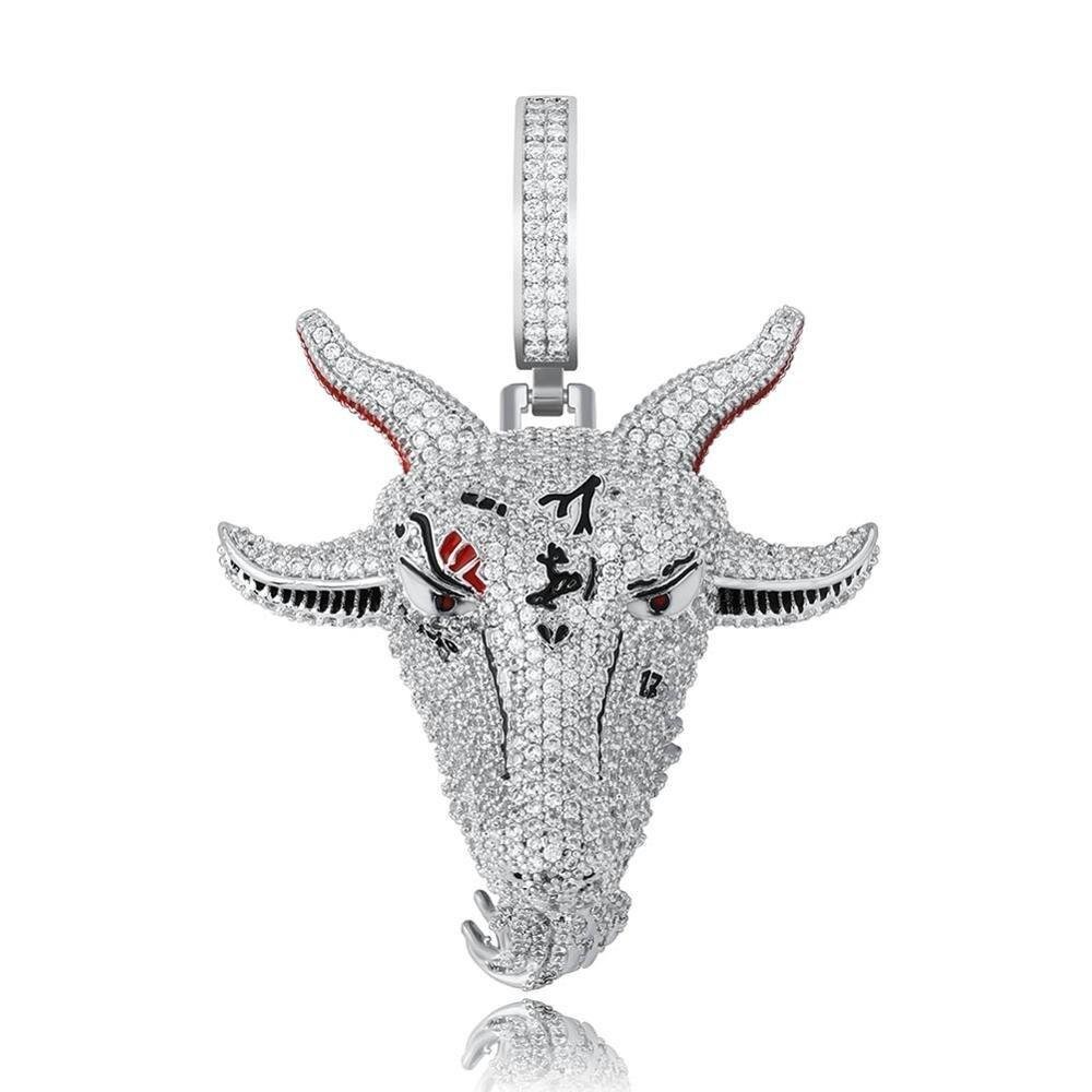 Goat Head Pendant 14K - ICECI