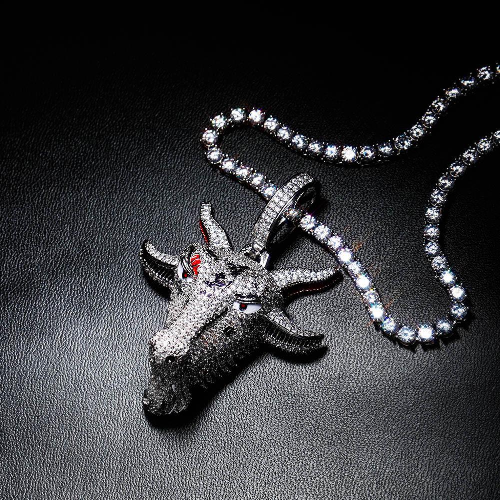 Goat Head Pendant 14K - ICECI