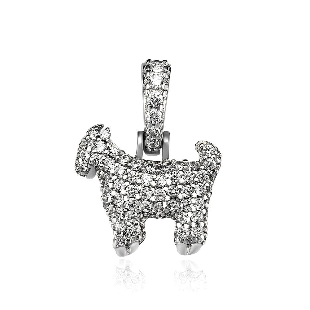 Goat Pendant 14K x Sterling Silver - ICECI