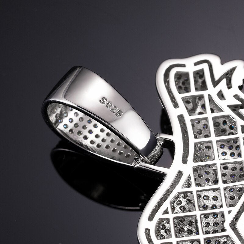 Gorilla Pendant 18K x Moissanite - ICECI