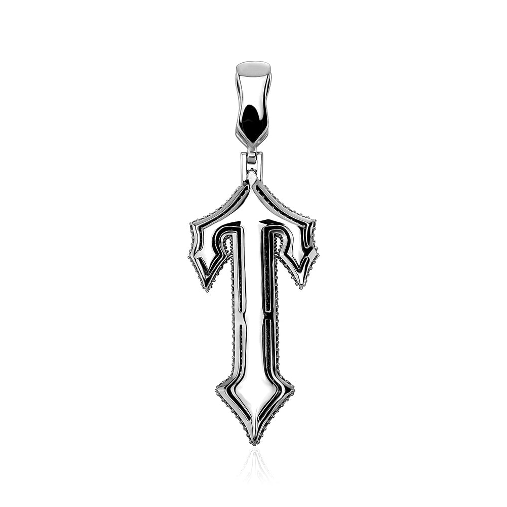 Gothic T Pendant 14K - ICECI