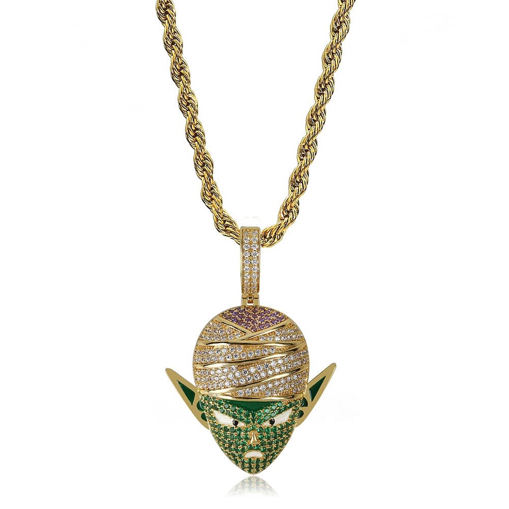 Green Junior Demon Pendant 18K - ICECI