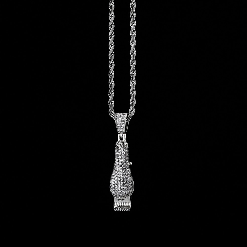Hair Clipper Pendant 14K - ICECI