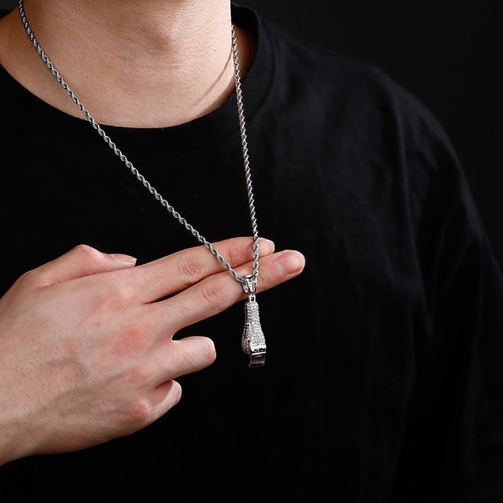 Hair Clipper Pendant 14K - ICECI