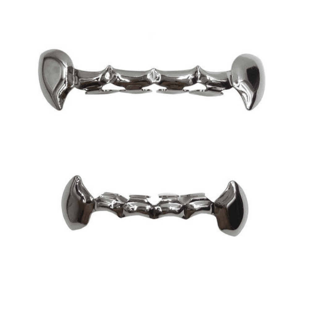 Half Teeth Vampire Fang Grillz 14K - ICECI