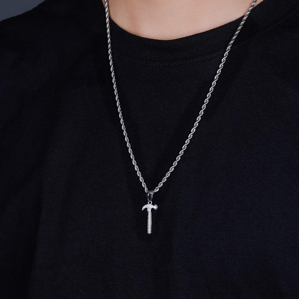 Hammer Pendant 14K x Sterling Silver - ICECI
