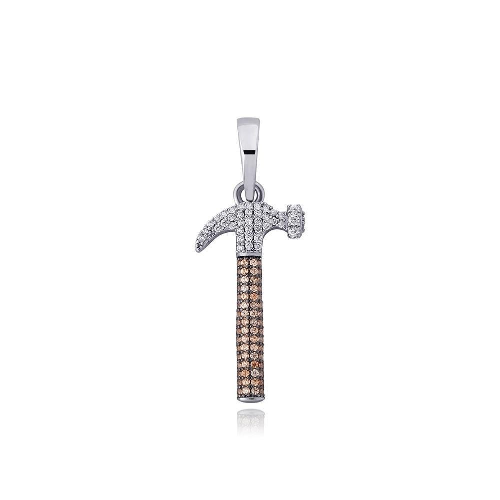 Hammer Pendant 14K x Sterling Silver - ICECI