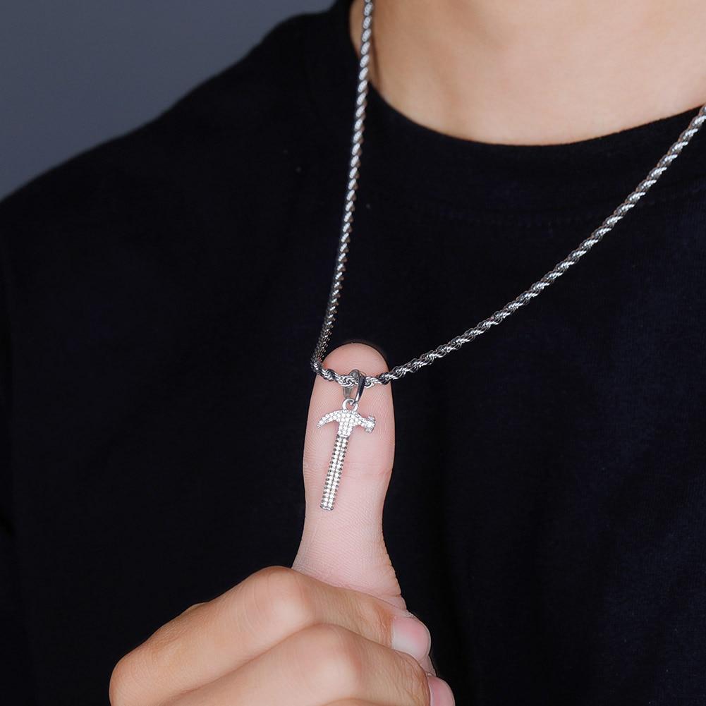 Hammer Pendant 14K x Sterling Silver - ICECI