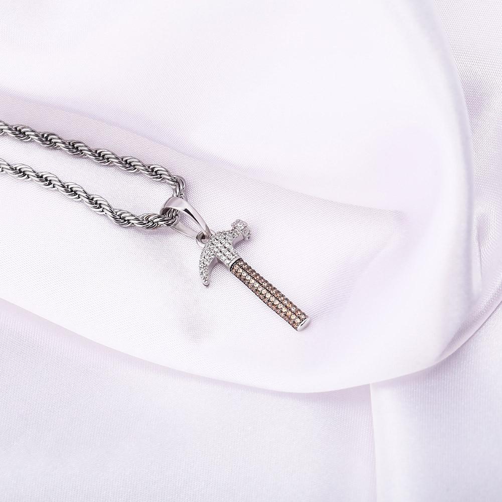 Hammer Pendant 14K x Sterling Silver - ICECI