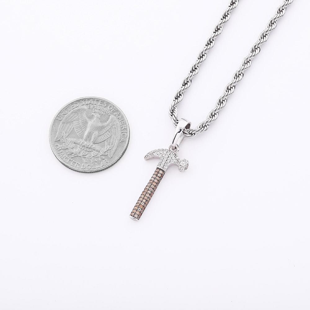 Hammer Pendant 14K x Sterling Silver - ICECI