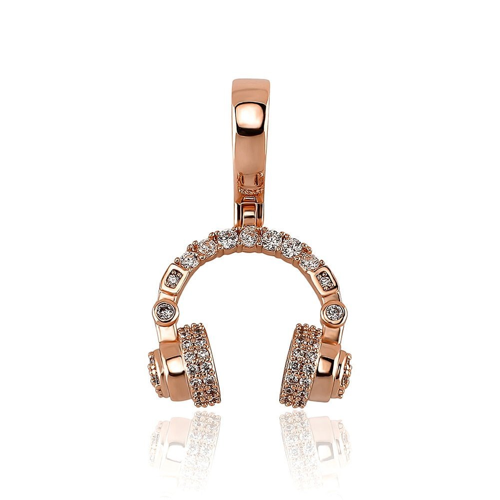 Headphones Pendant 14K - ICECI