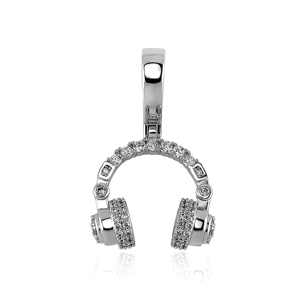 Headphones Pendant 14K - ICECI