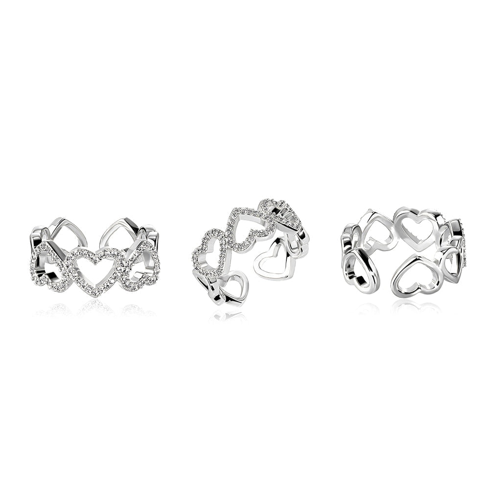 Heart Link Eternity Ring 14K - ICECI