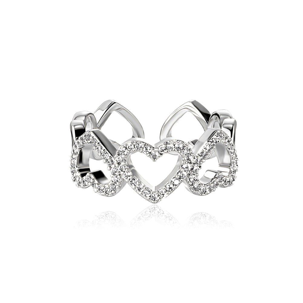 Heart Link Eternity Ring 14K - ICECI