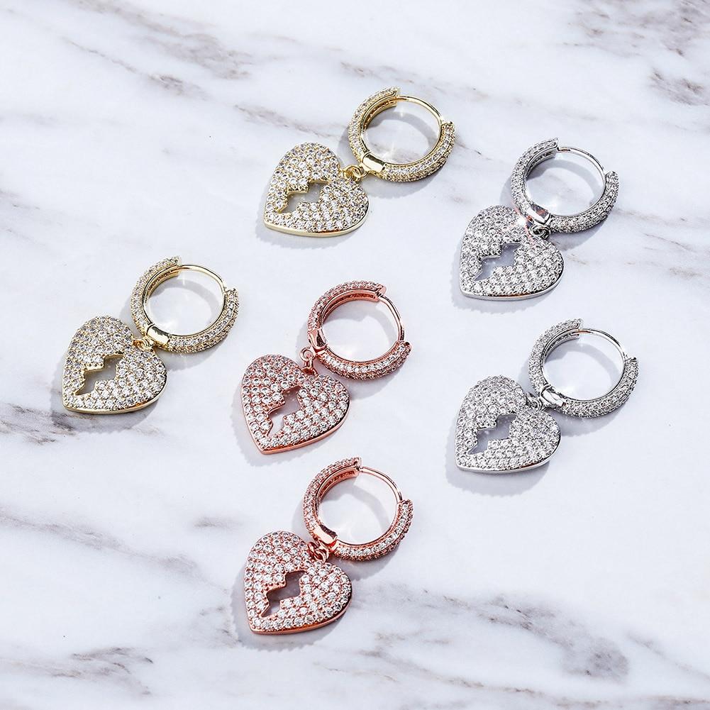 Heartbreak Drop Earrings 14K - ICECI