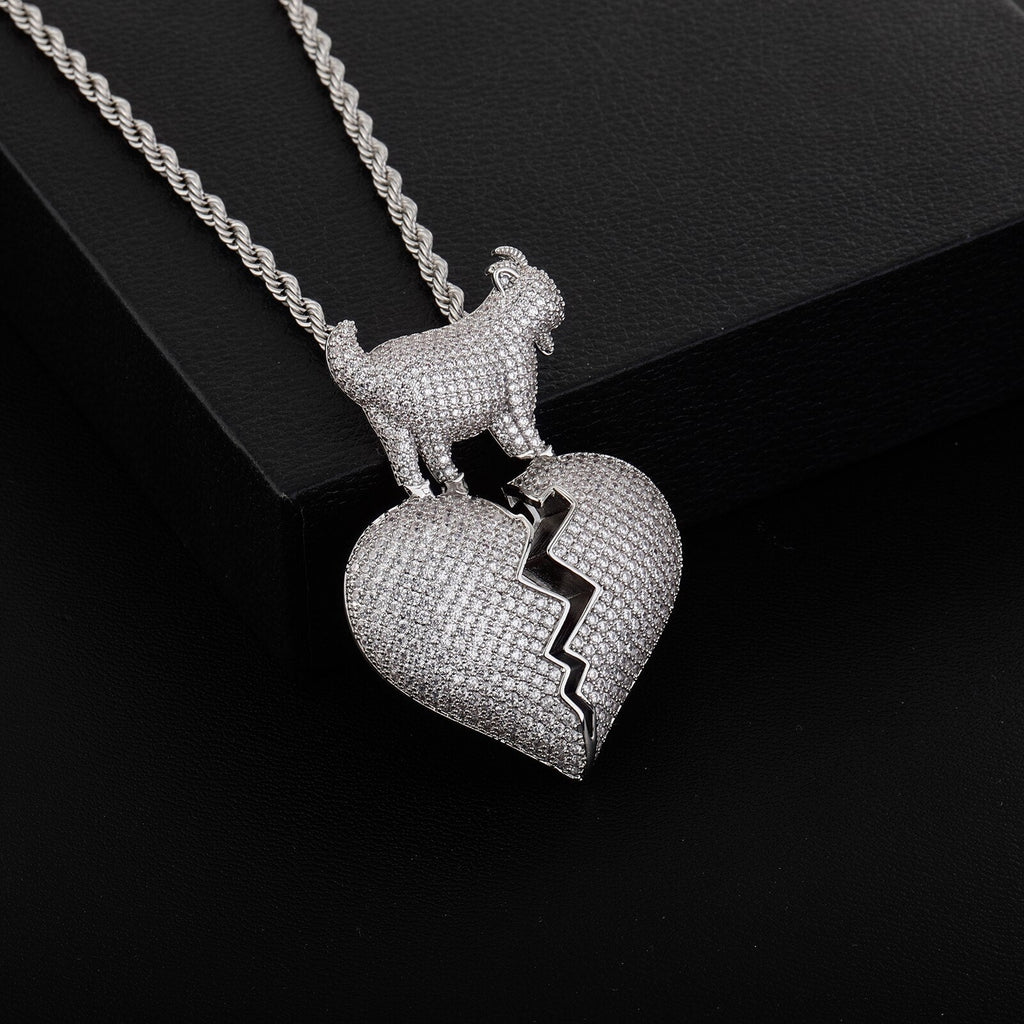 Heartbreak Goat Pendant 14K - ICECI