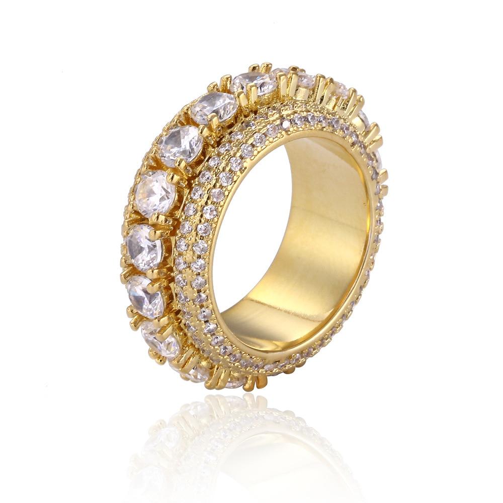 Ice Disc Ring 14K - ICECI