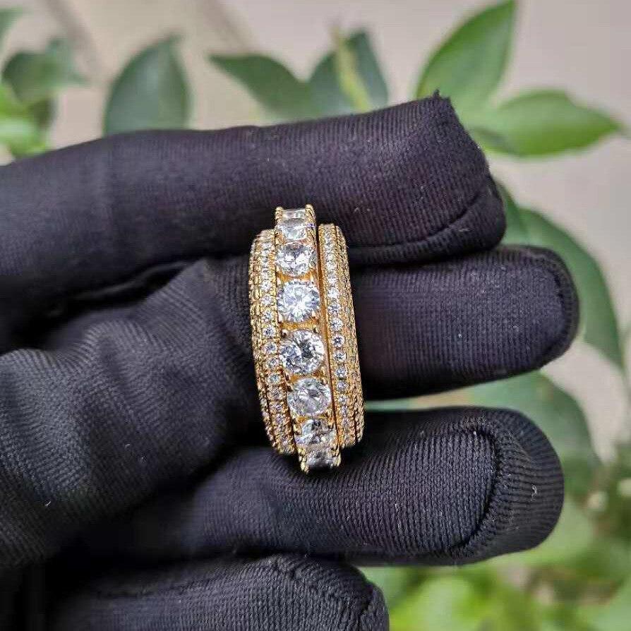 Ice Disc Ring 14K - ICECI