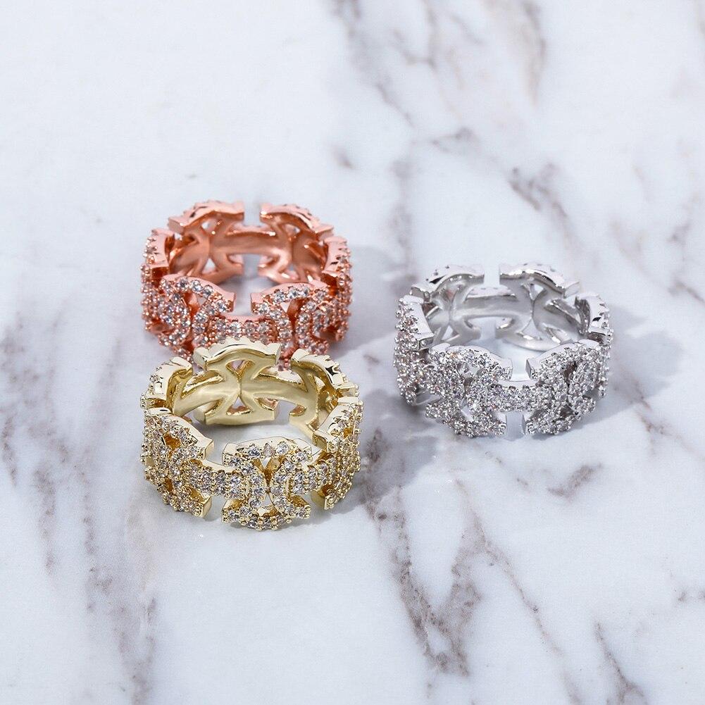 Iced 6 Butterfly Ring 14K - ICECI