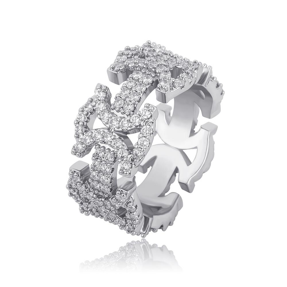 Iced 6 Butterfly Ring 14K - ICECI