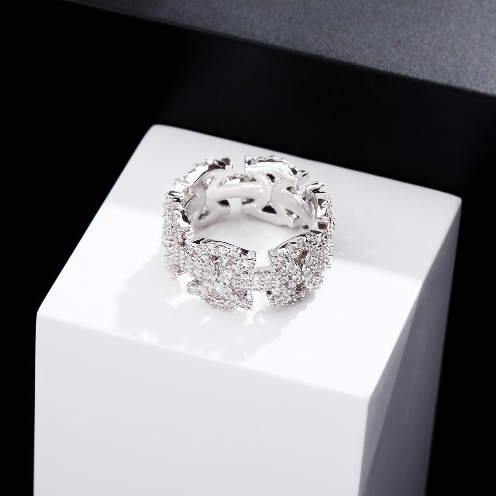 Iced 6 Butterfly Ring 14K - ICECI