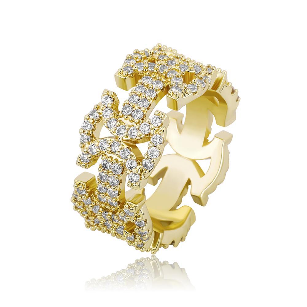 Iced 6 Butterfly Ring 14K - ICECI