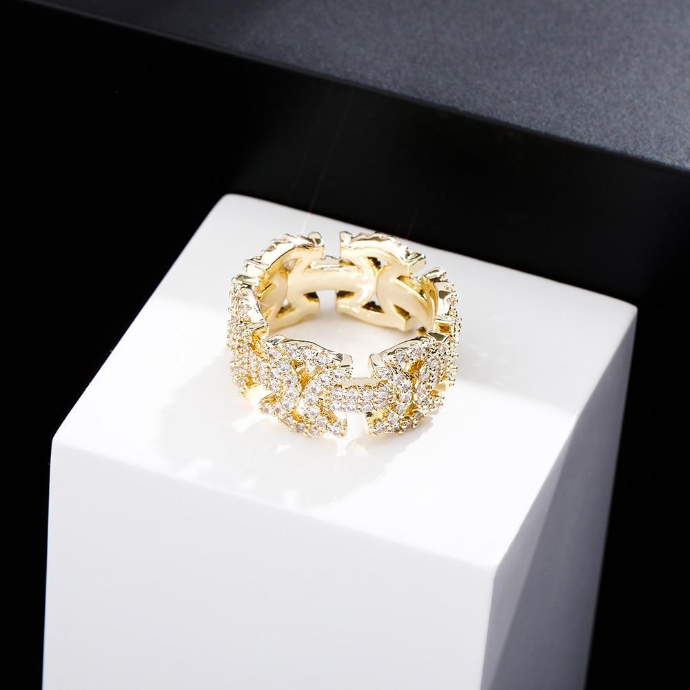 Iced 6 Butterfly Ring 14K - ICECI