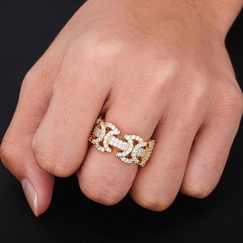 Iced 6 Butterfly Ring 14K - ICECI