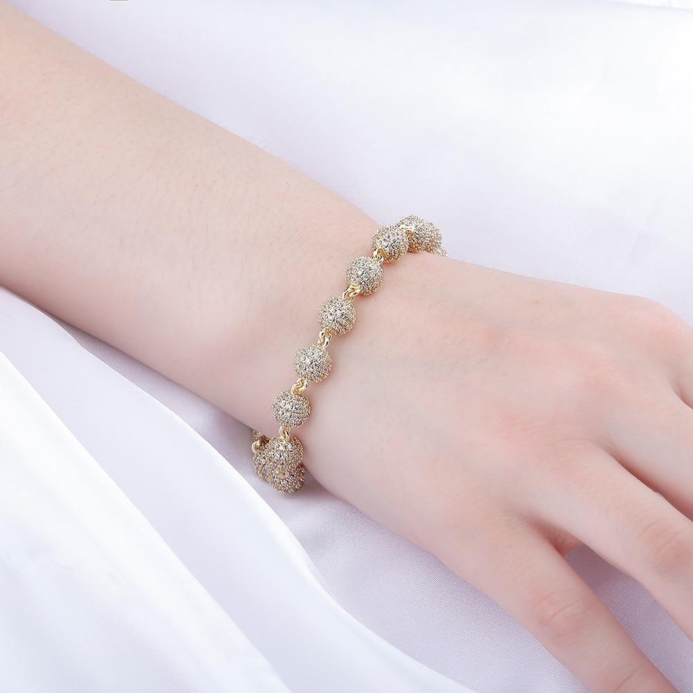 Iced Ball Bracelet 14K - ICECI