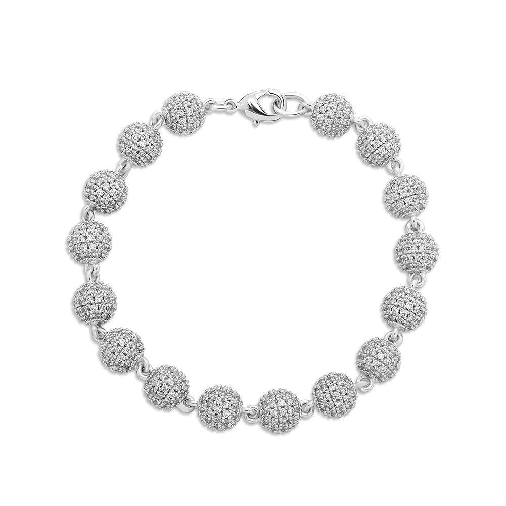 Iced Ball Bracelet 14K - ICECI