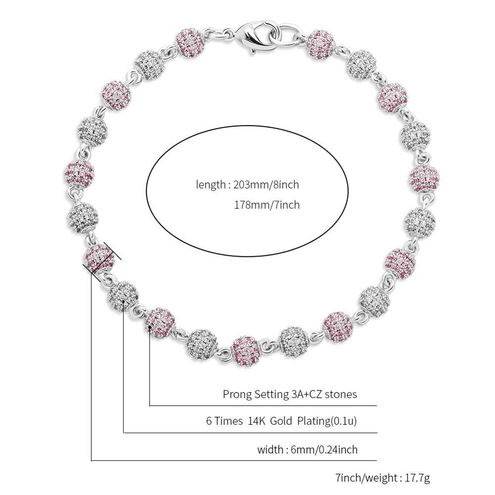 Iced Ball Bracelet 14K - ICECI