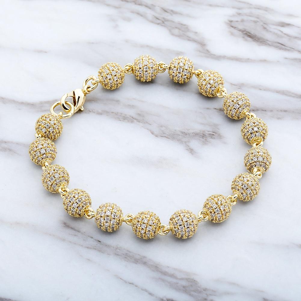 Iced Ball Bracelet 14K - ICECI